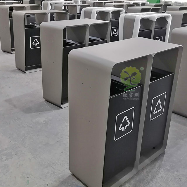 深圳不銹鋼城市果皮箱環衛設施