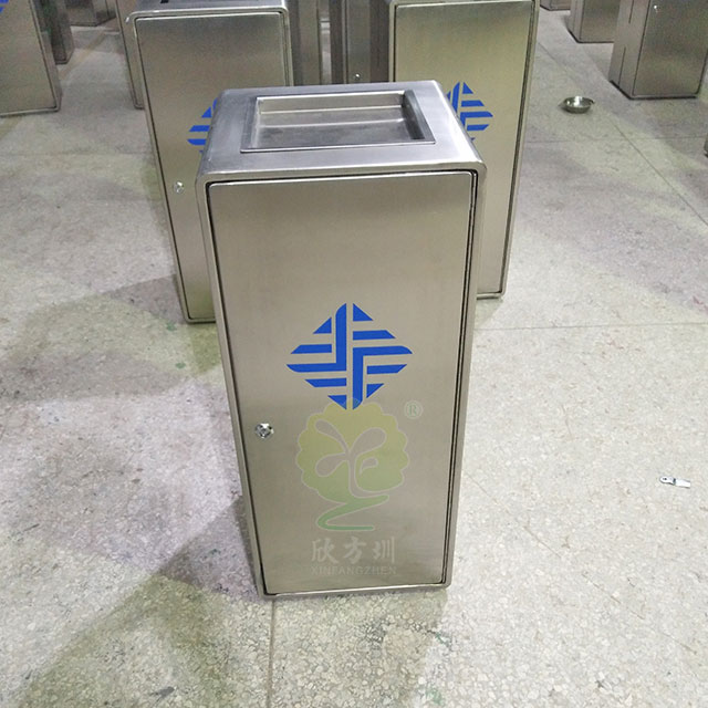 室內(nèi)小型方形不銹鋼果皮箱