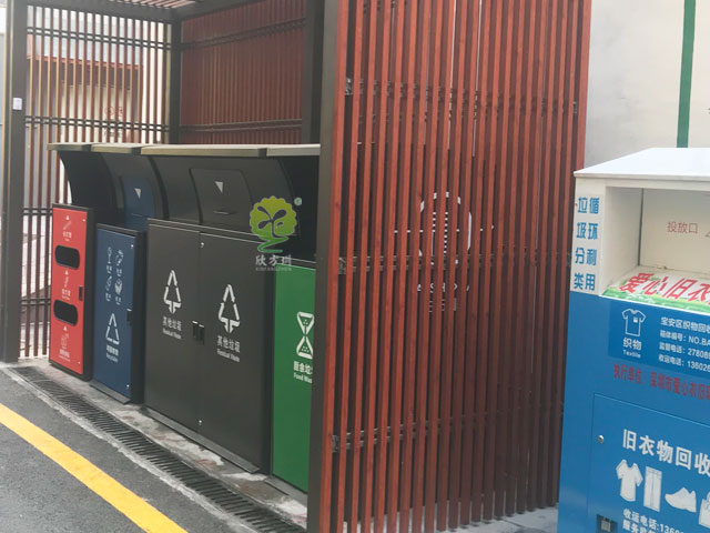 深圳小區垃圾收集點密閉大垃圾箱