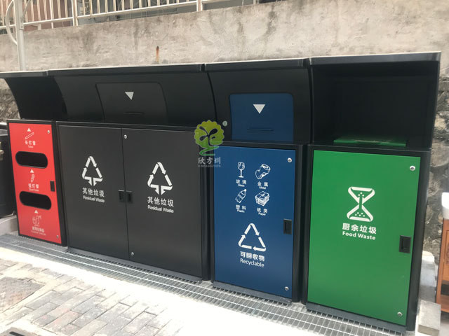 深圳小區垃圾收集點密閉大垃圾箱