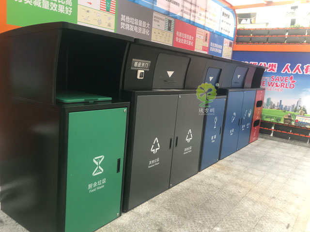 深圳小區垃圾收集點密閉大垃圾箱