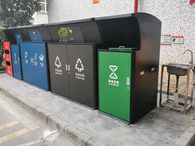 深圳小區垃圾收集點密閉大垃圾箱