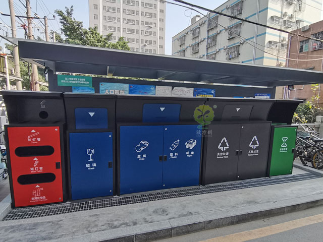 深圳小區垃圾收集點密閉大垃圾箱