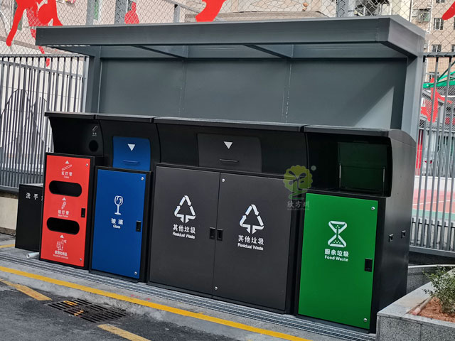 深圳小區垃圾收集點密閉大垃圾箱