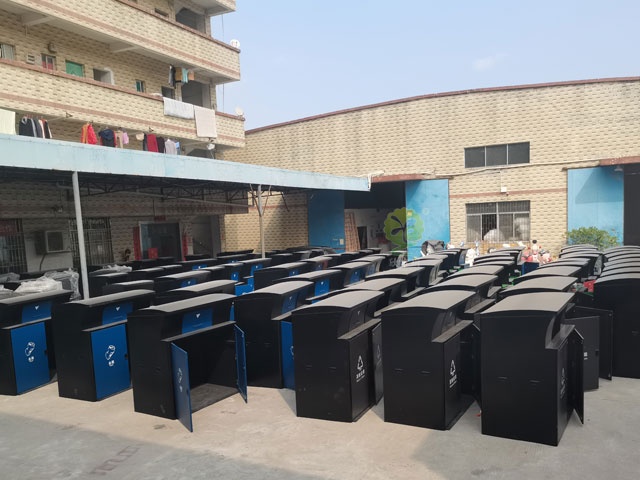 深圳小區垃圾收集點密閉大垃圾箱