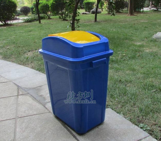 小區(qū)推蓋塑料垃圾桶